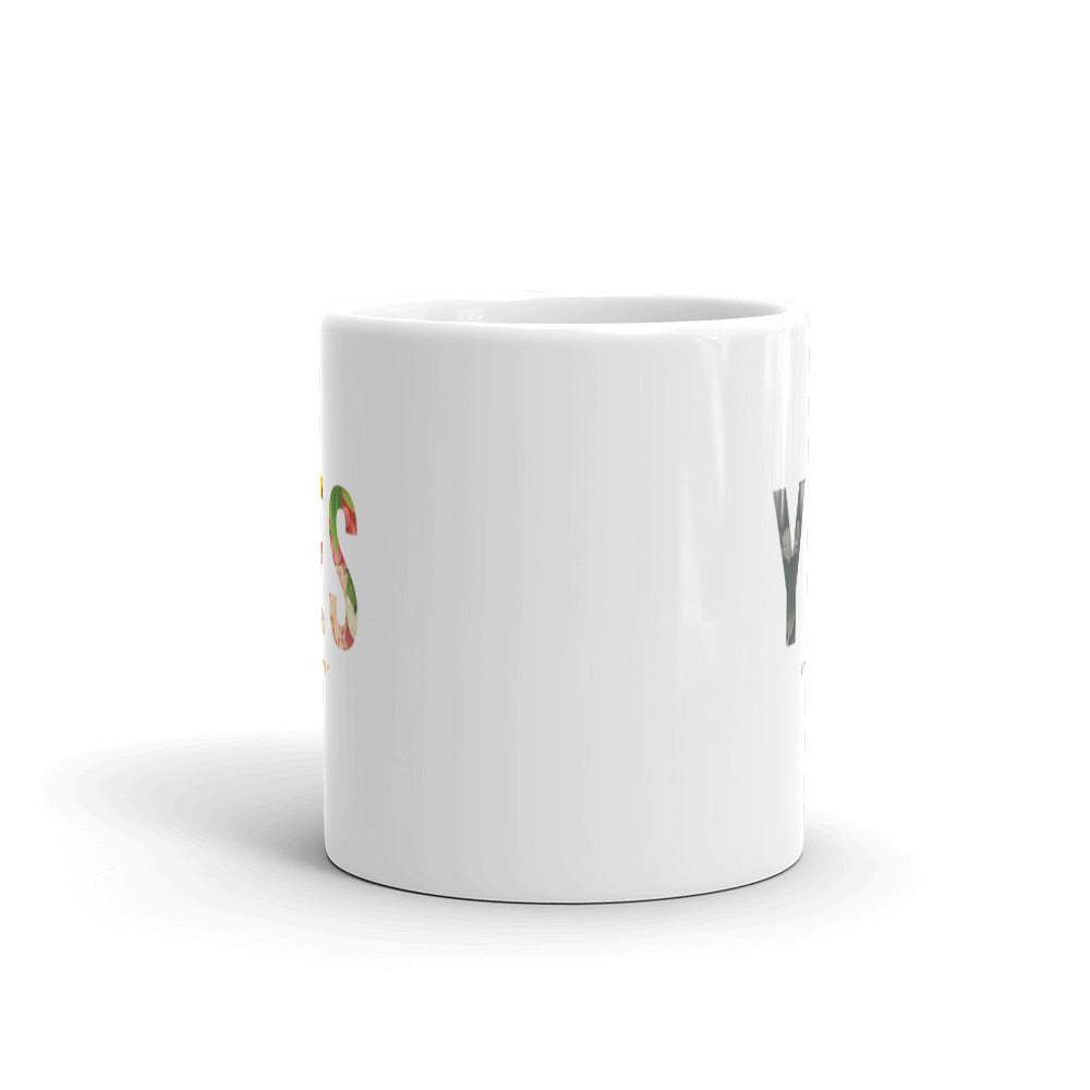 YES Floral Inspired Mug