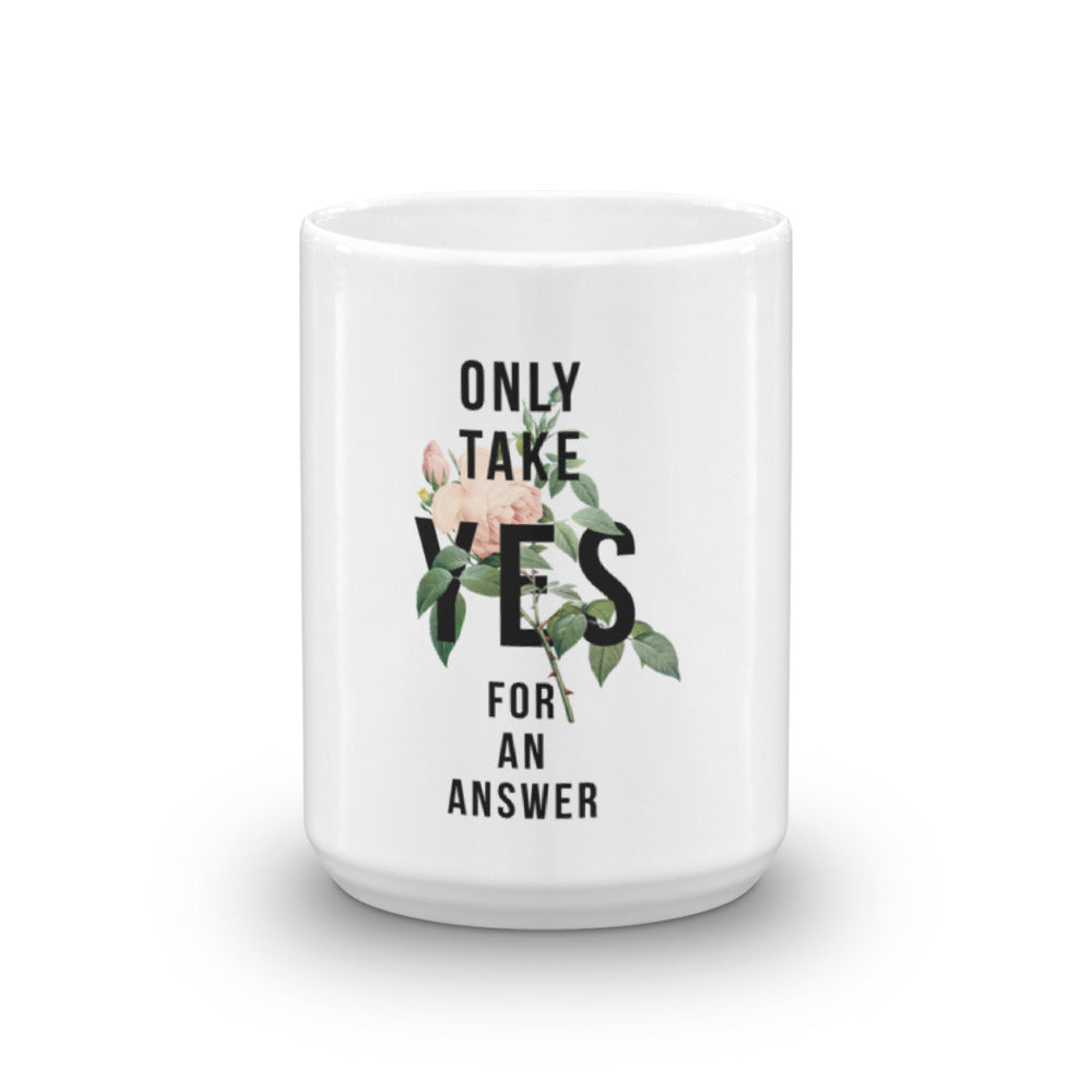Only Take YES For An Answer Mug