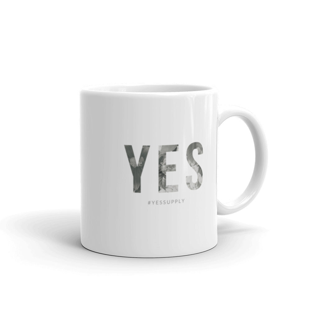 YES Floral Inspired Mug